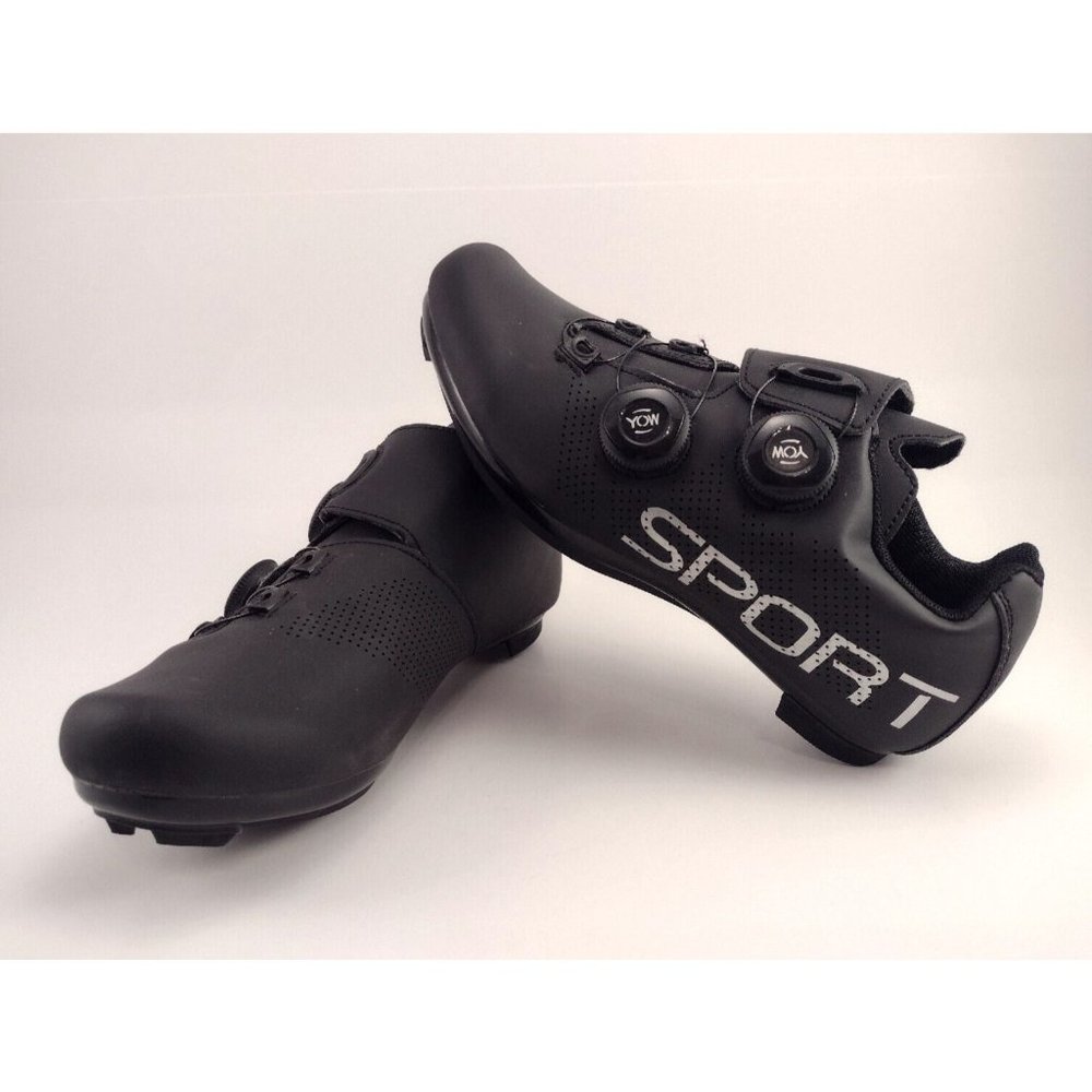 YOW SPORT Indoor Cycling Shoes EU 38 US Women 7.5 Black Dial Closure Biking